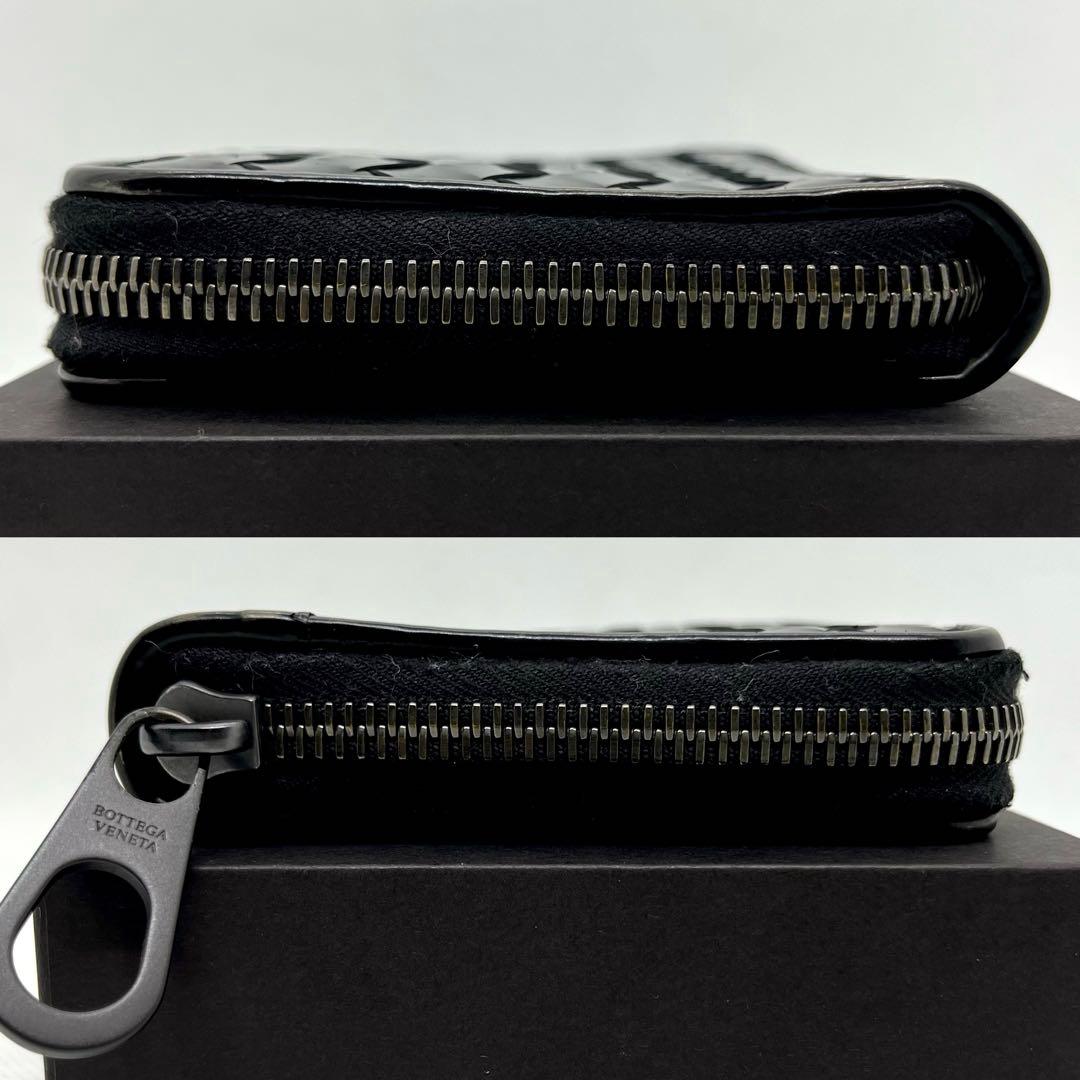 入手困難✨ボッテガヴェネタ イントレチャート 二つ折り財布 ラウンドファスナー