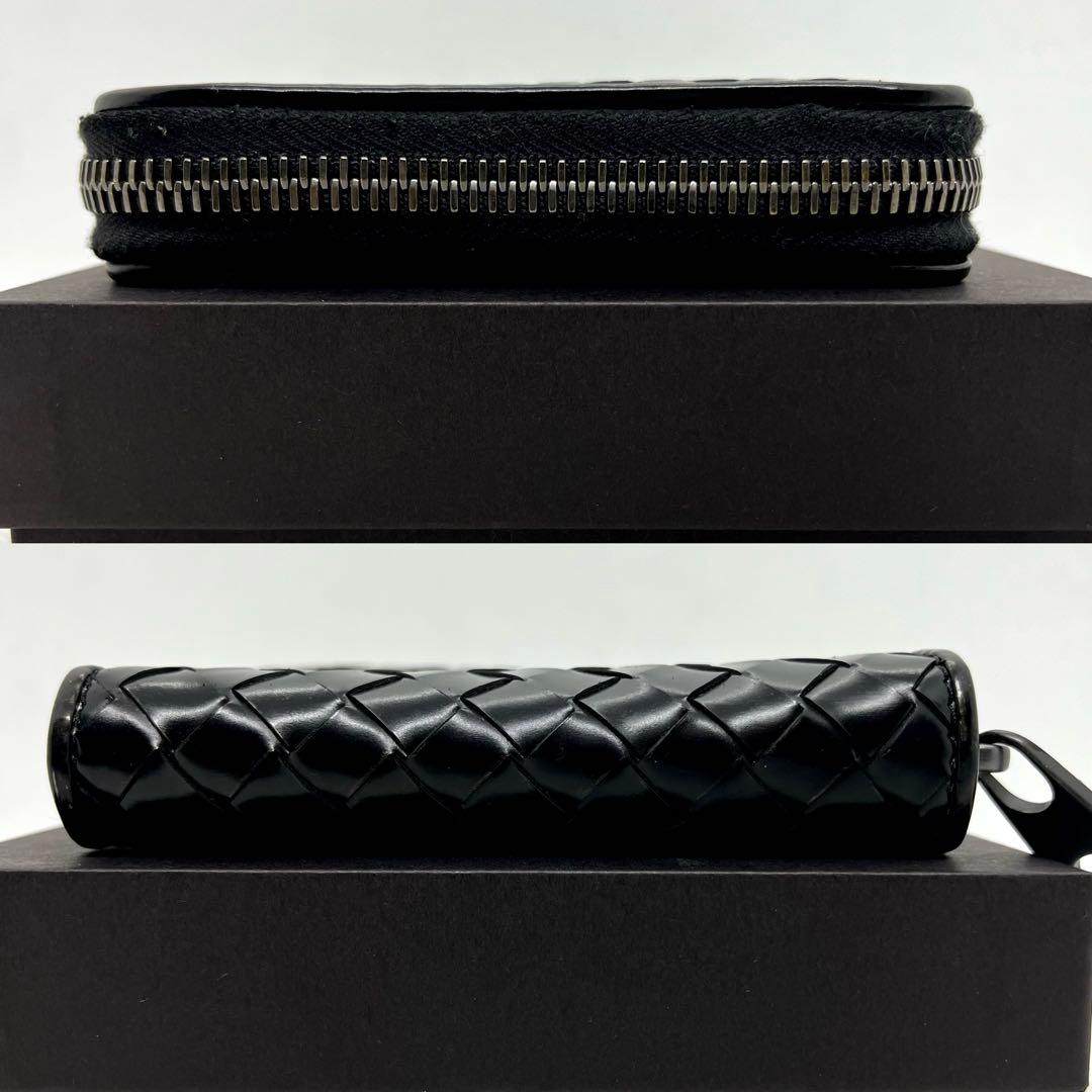 入手困難✨ボッテガヴェネタ イントレチャート 二つ折り財布 ラウンドファスナー