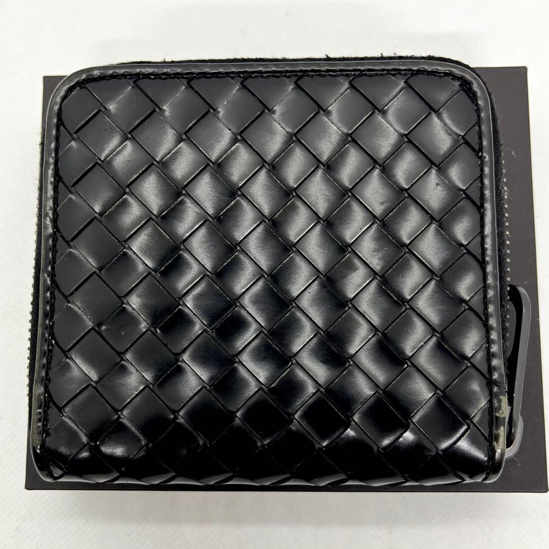 入手困難✨ボッテガヴェネタ イントレチャート 二つ折り財布 ラウンドファスナー