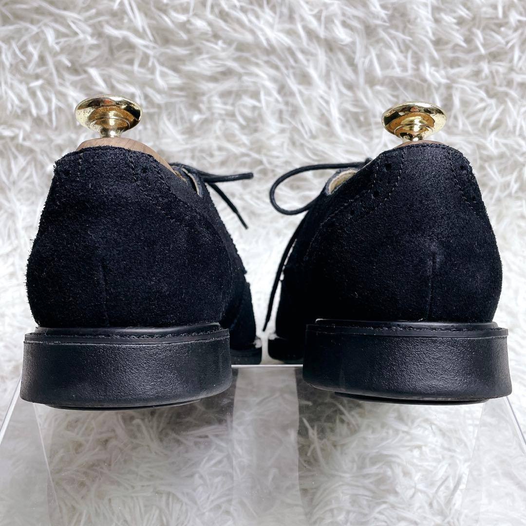 美品✨コールハーン ウイングチップ ブラック グランドオーエス スウェード