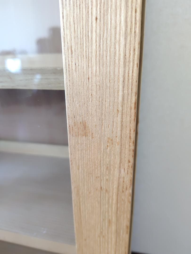 【無印良品】木製ガラス扉キャビネット