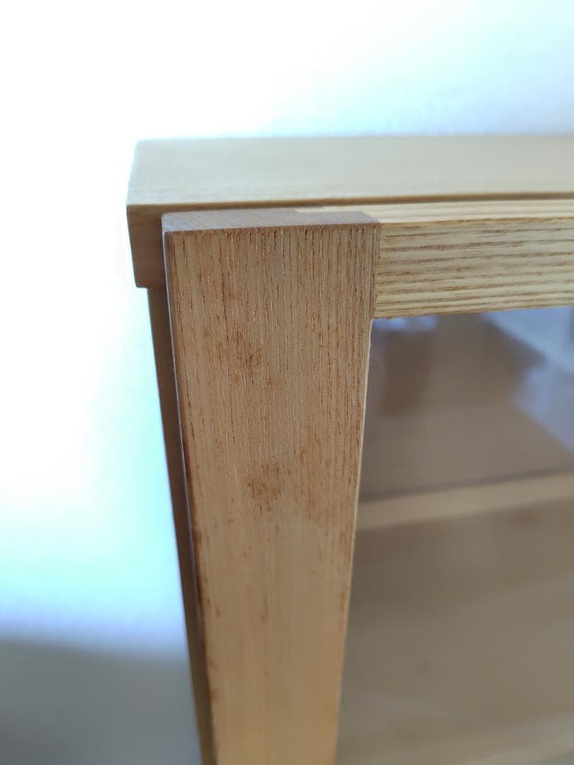 【無印良品】木製ガラス扉キャビネット