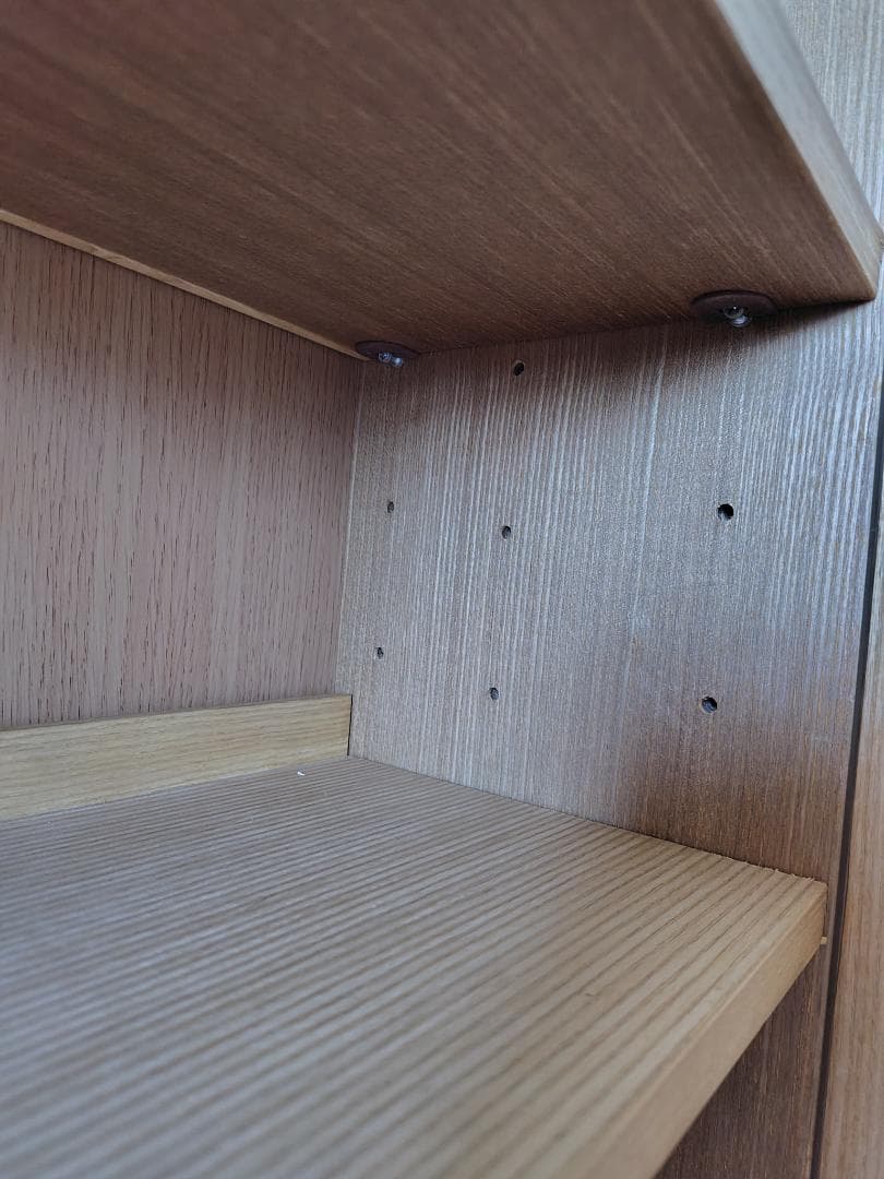 【無印良品】木製ガラス扉キャビネット