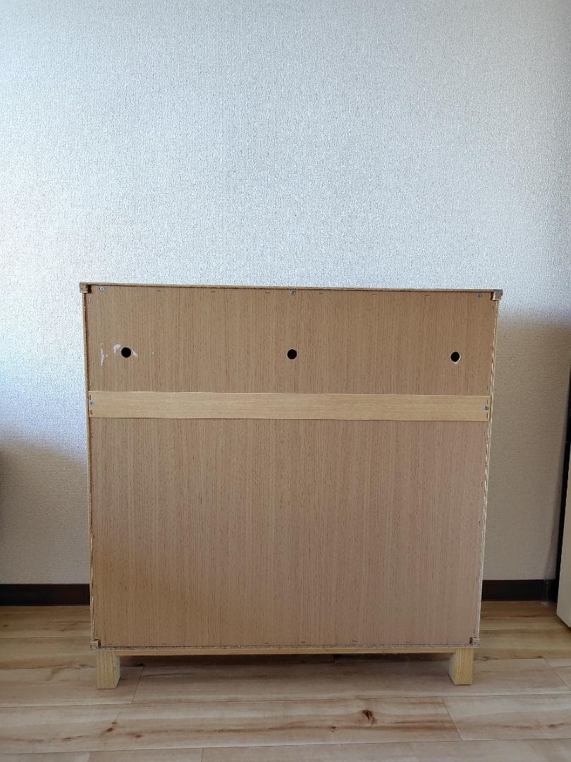 【無印良品】木製ガラス扉キャビネット