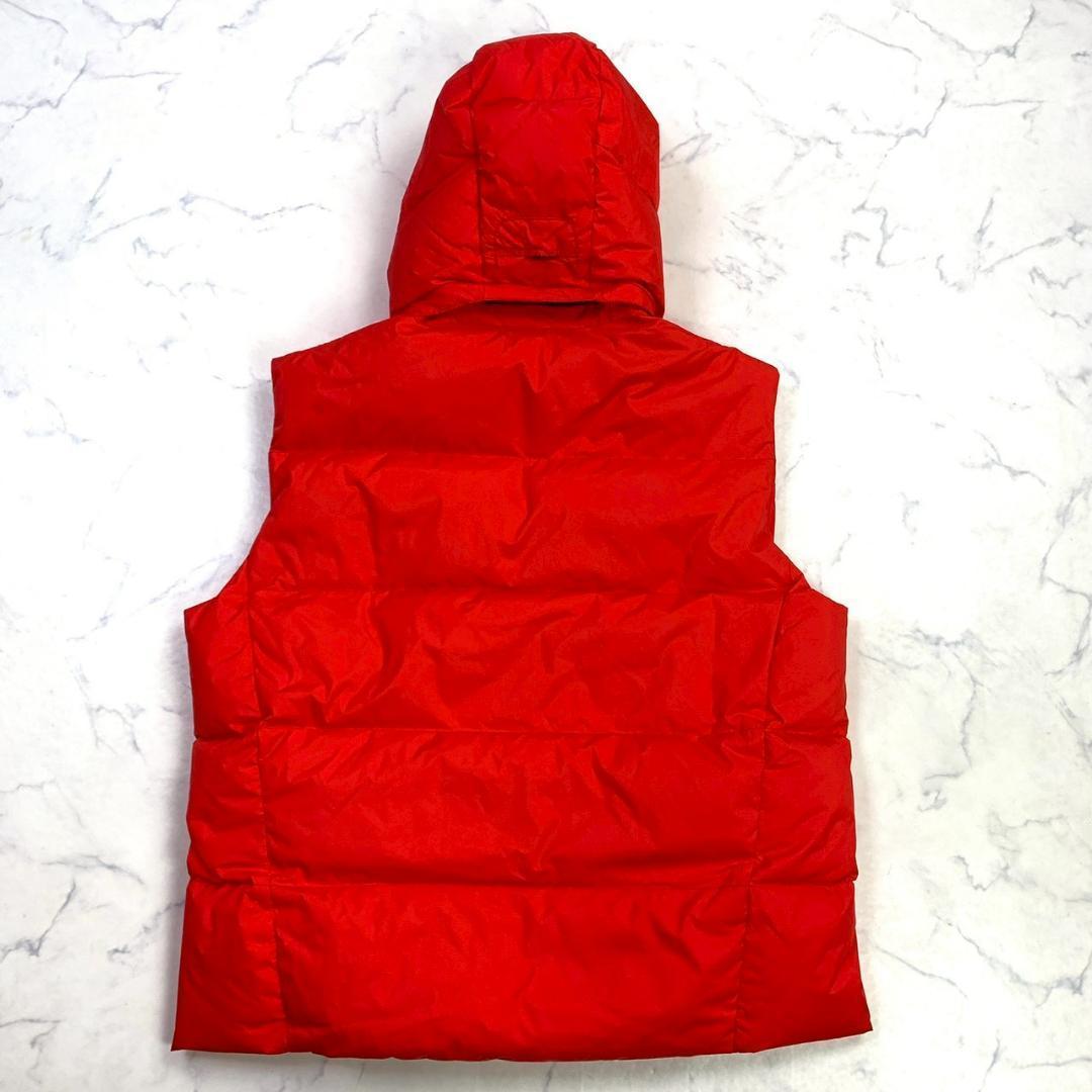 美品★ポロラルフローレン ダウンベスト ビッグポニー レッド L　E001