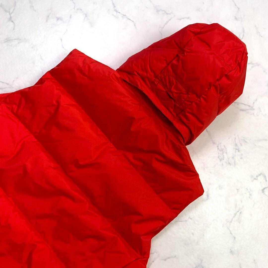 美品★ポロラルフローレン ダウンベスト ビッグポニー レッド L　E001