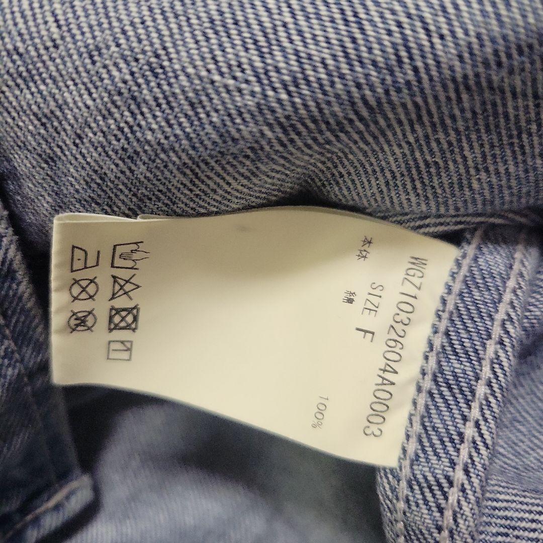 ウィムガゼット　【インフルエンサーコラボ】刺繍デニムシャツ