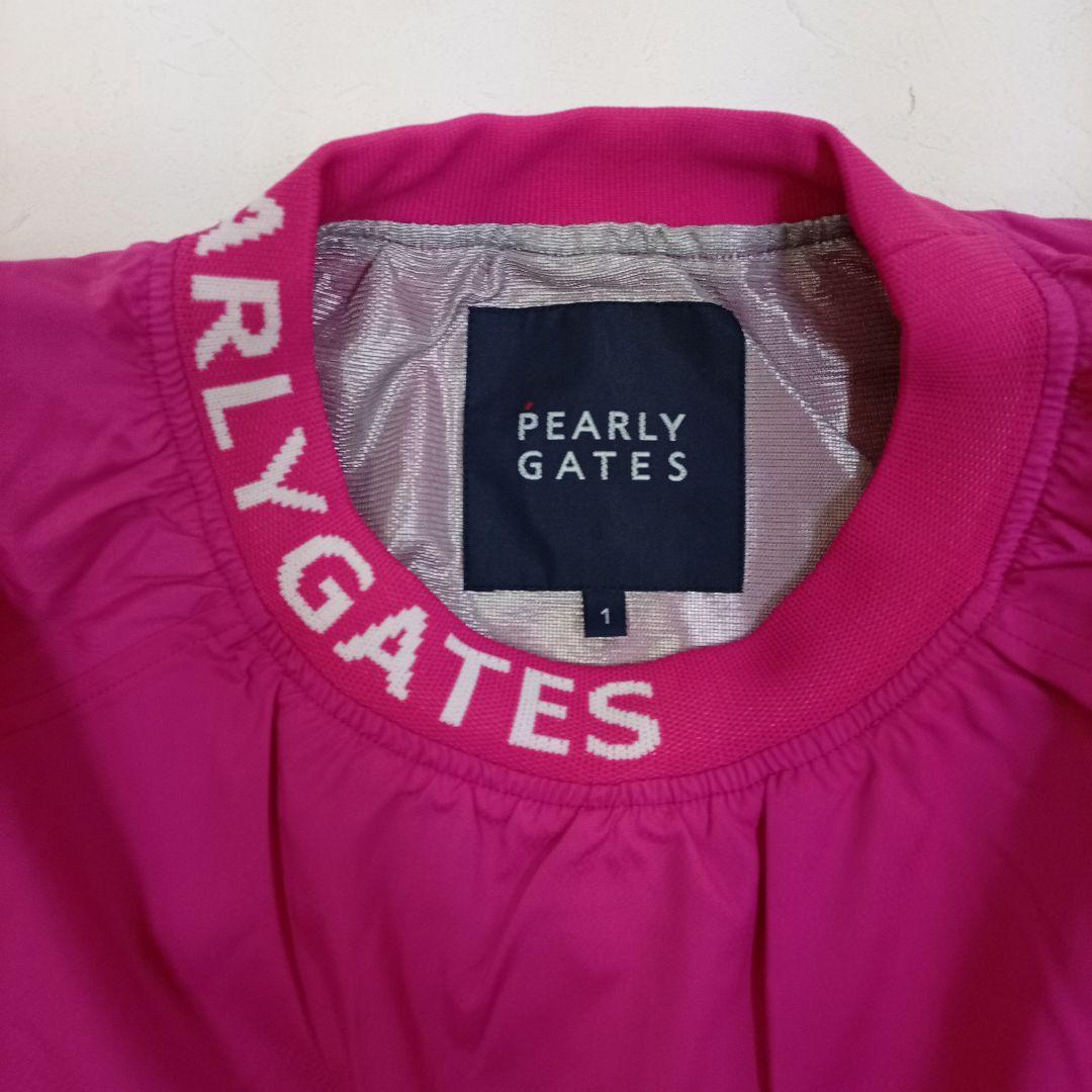m25〚PEARLY GATES〛プルオーバーとインナージャケットピンクMサイズ