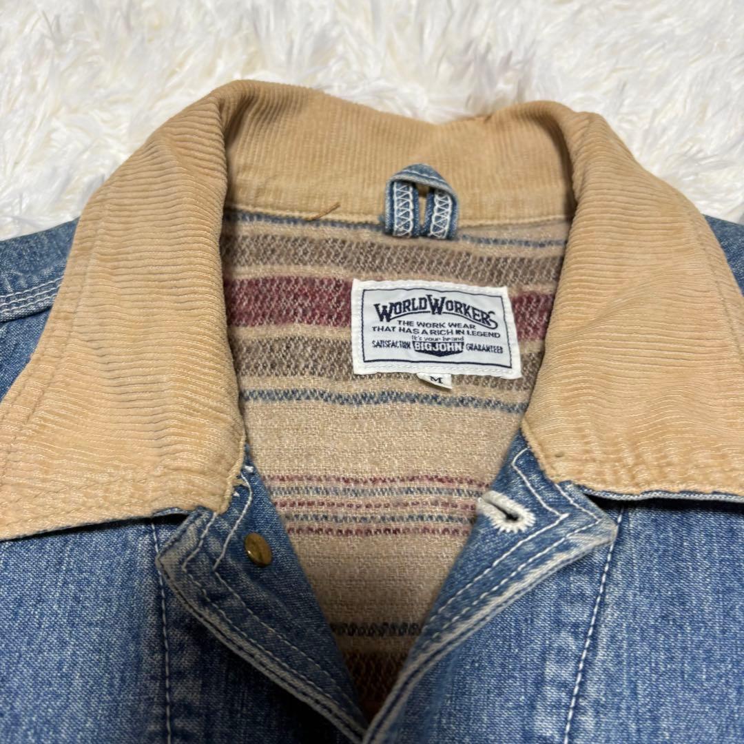WORLD WORKERS BIG JOHN カバーオール 裏地ブランケット L