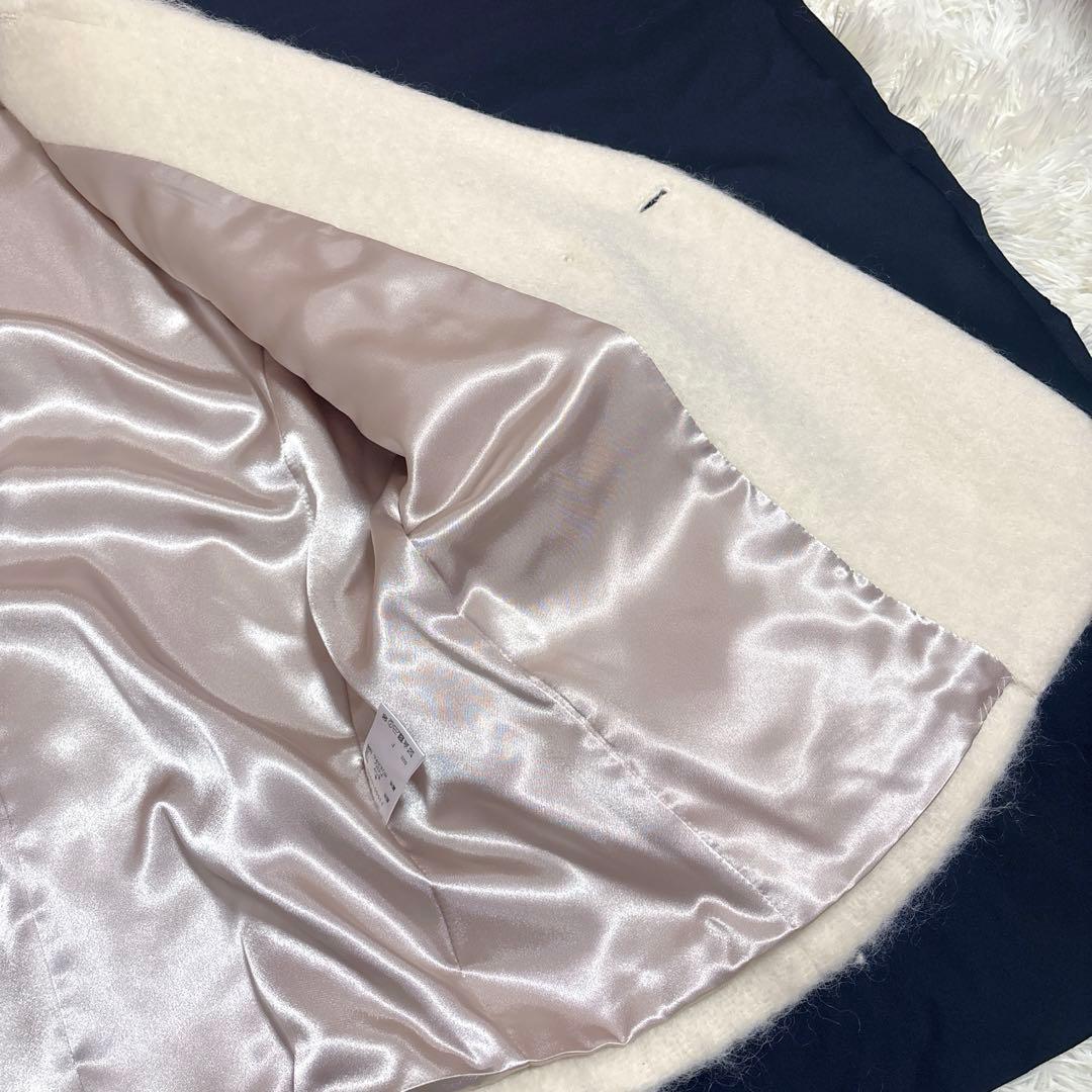 美品　BABYLONE シャギージャケットコート　ジャコット