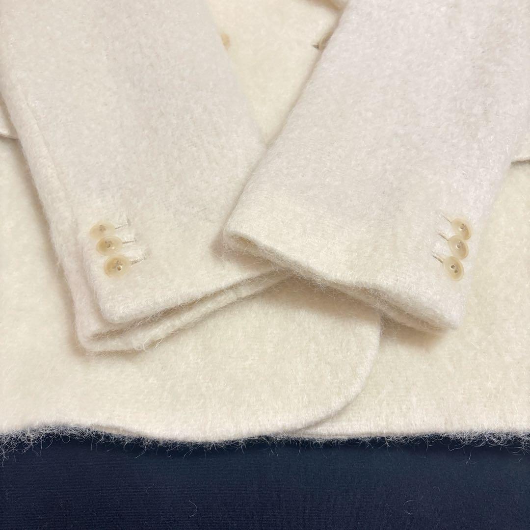 美品　BABYLONE シャギージャケットコート　ジャコット