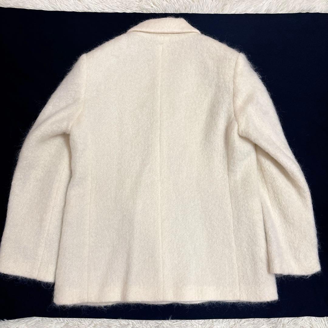 美品　BABYLONE シャギージャケットコート　ジャコット
