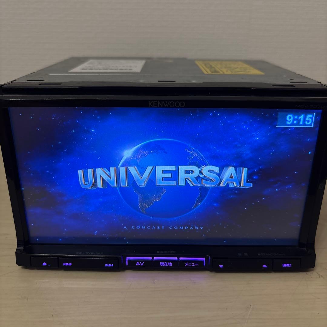 ★美品Bluetooth搭載ケンウッドフルセグMDV727DT新品バックカメラ付