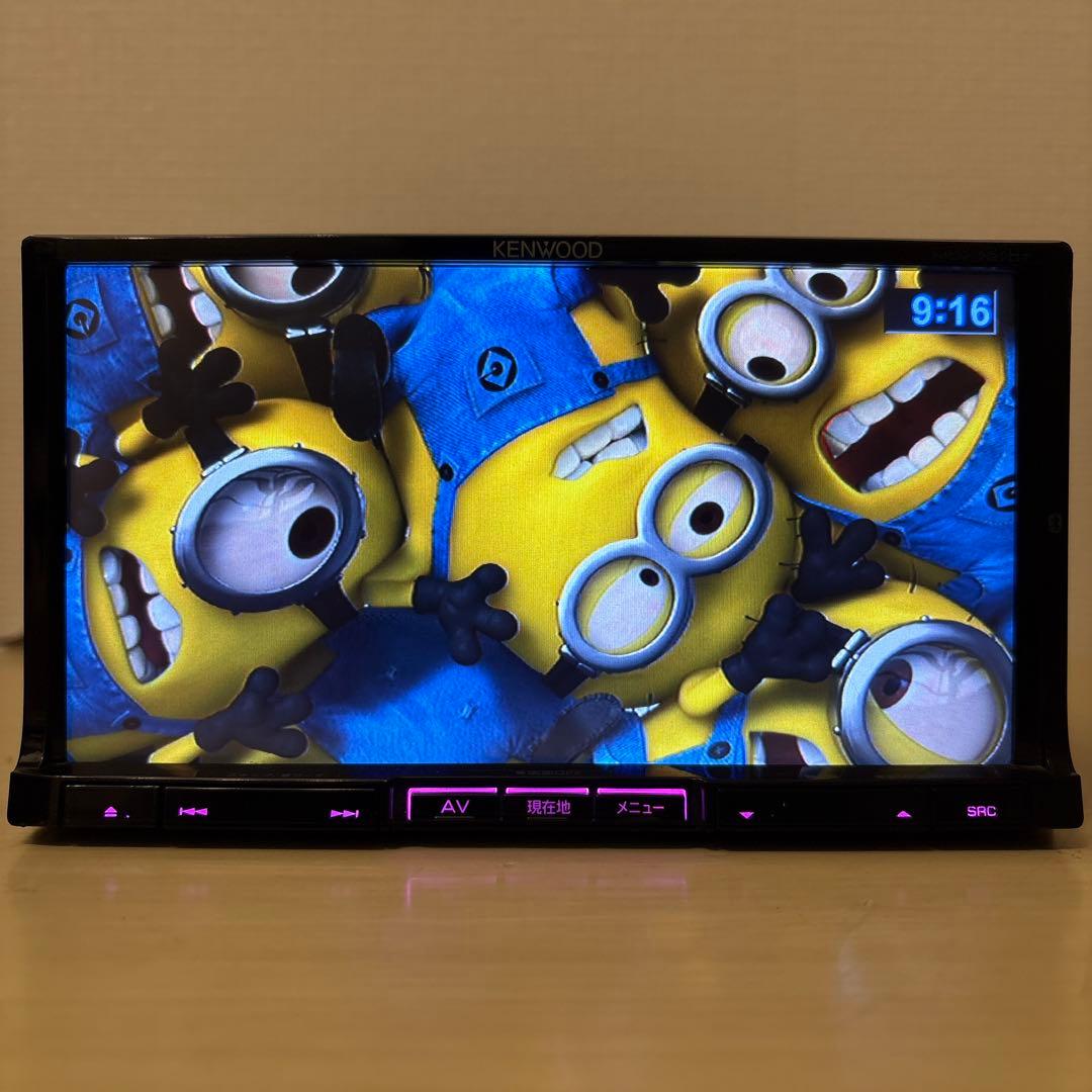 ★美品Bluetooth搭載ケンウッドフルセグMDV727DT新品バックカメラ付