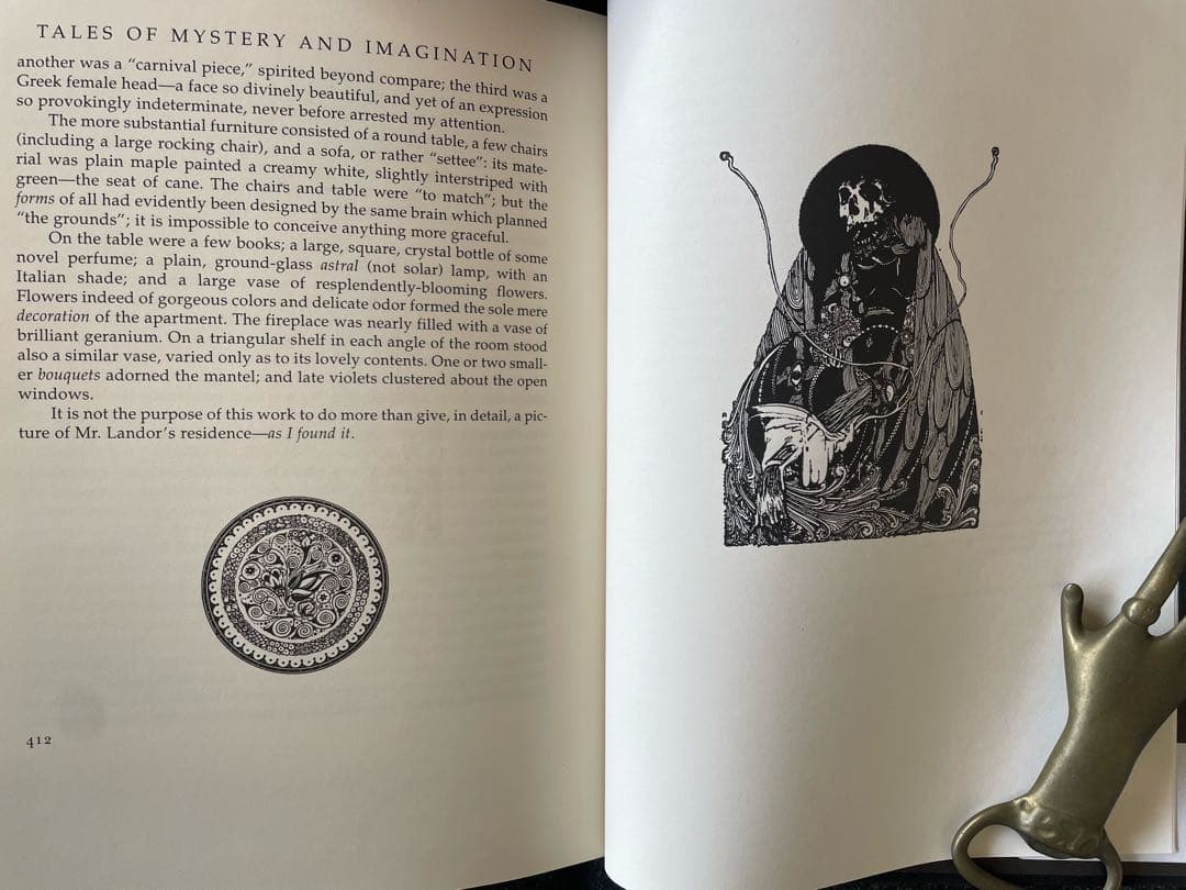 エドガー・アラン・ポー『怪奇と幻想の物語』ハリー・クラーク挿絵の大型復刻版 希少