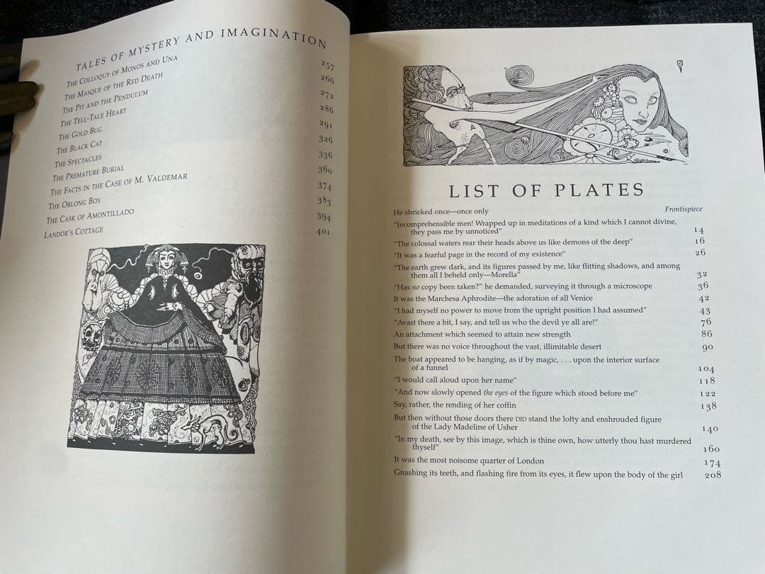 エドガー・アラン・ポー『怪奇と幻想の物語』ハリー・クラーク挿絵の大型復刻版 希少