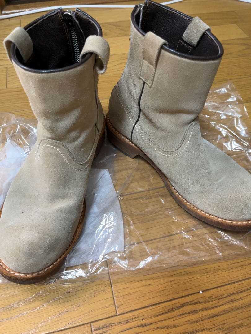 M (エム)　 バックジップブーツ 26.0　 takuya TMT 亀梨　着