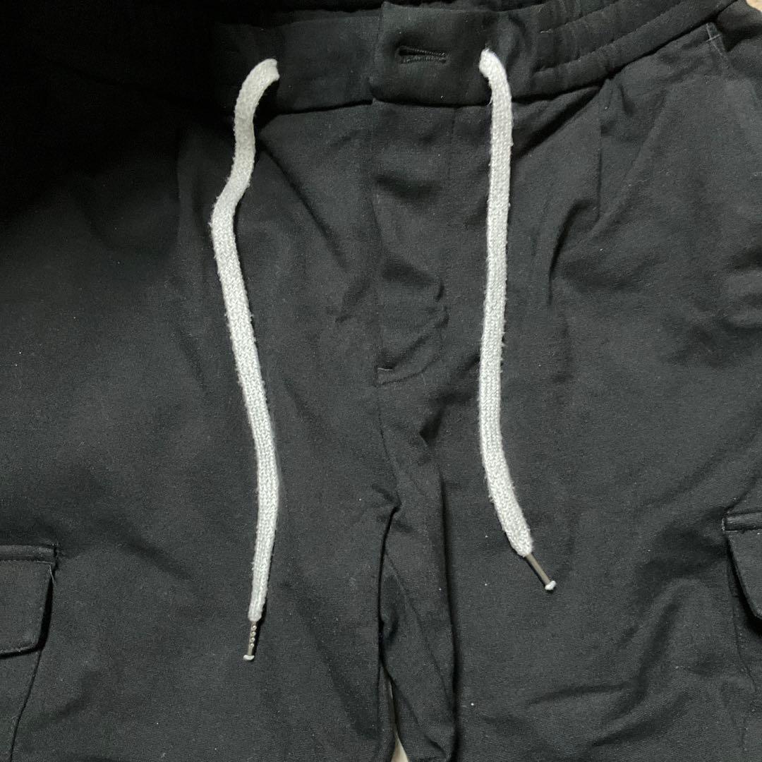 PT TORINO ストレッチ カーゴジョガーパンツ（ブラック）44