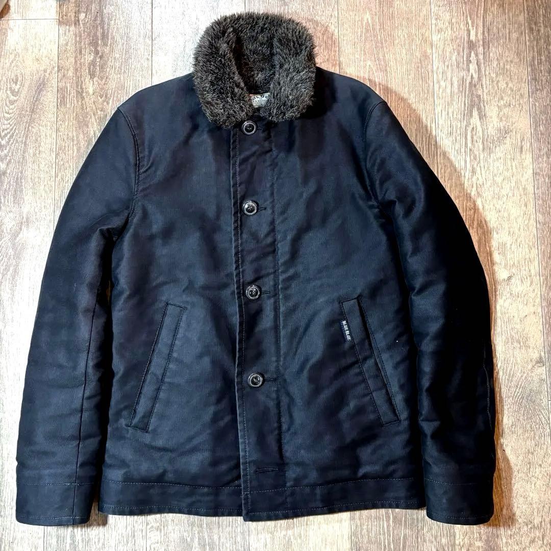 美品❤️ブルーブルー《BLUE BLUE》❤️N-1 デッキジャケット❤️日本製❤️