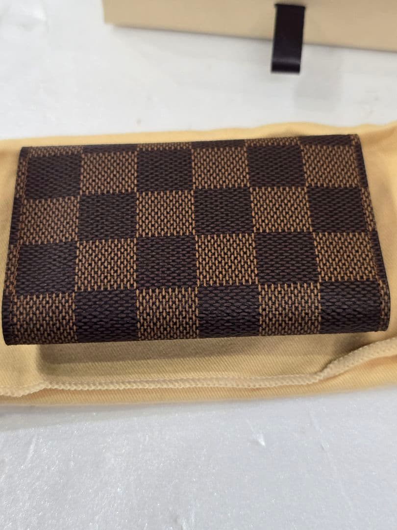 極美品✨　ルイヴィトン　 ダミエ　6連レザーキーケース　MT699