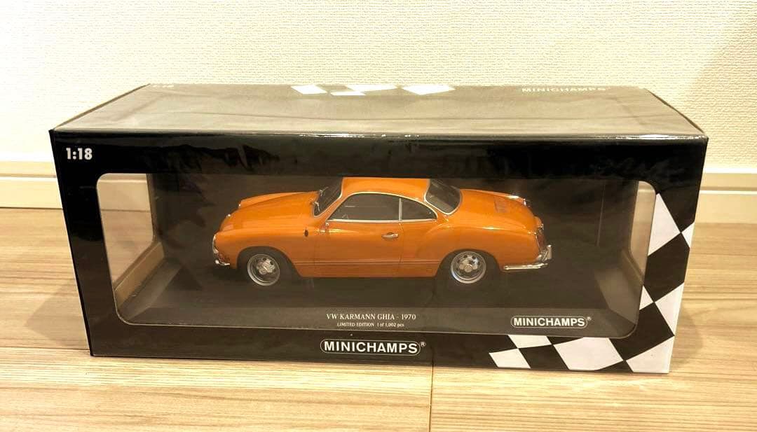 ミニチャンプス カルマン ギア クーペ 1970　オレンジ