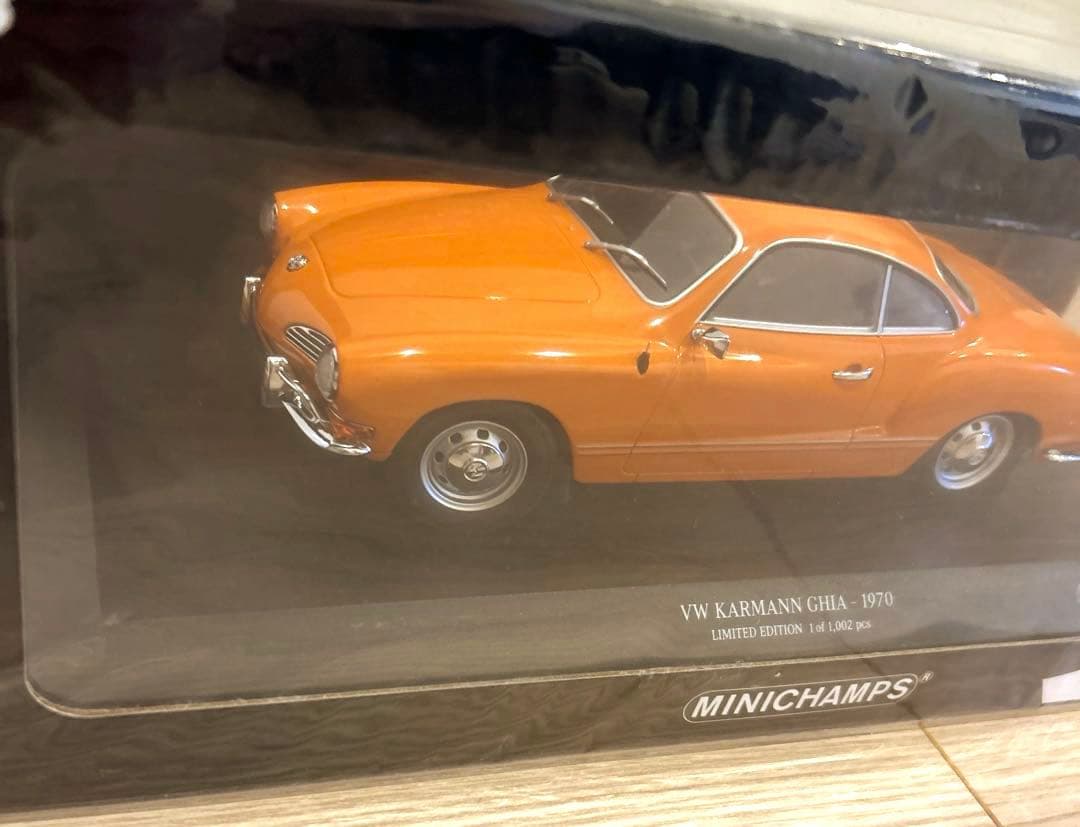 ミニチャンプス カルマン ギア クーペ 1970　オレンジ