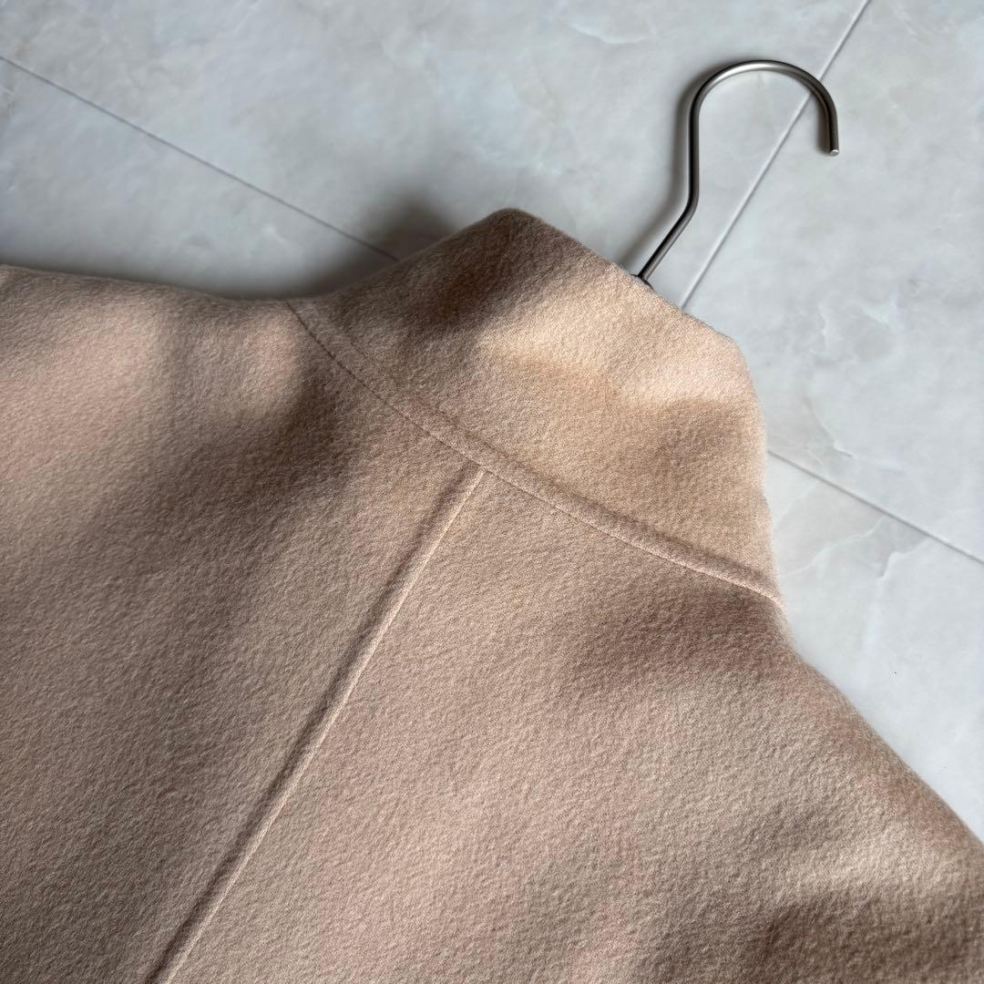 極美品✨ COACH ダブルフェイス ケープコート シグネチャー S ベルト付