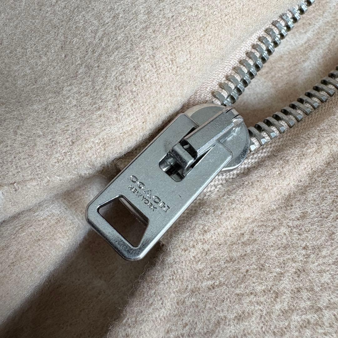 極美品✨ COACH ダブルフェイス ケープコート シグネチャー S ベルト付