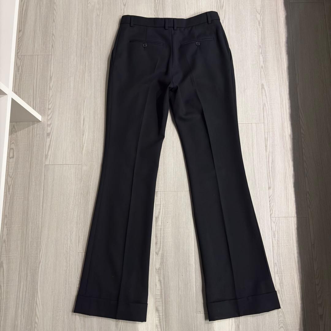 21 AW SAINT LAURENT PARIS 2タックフレアスラックス