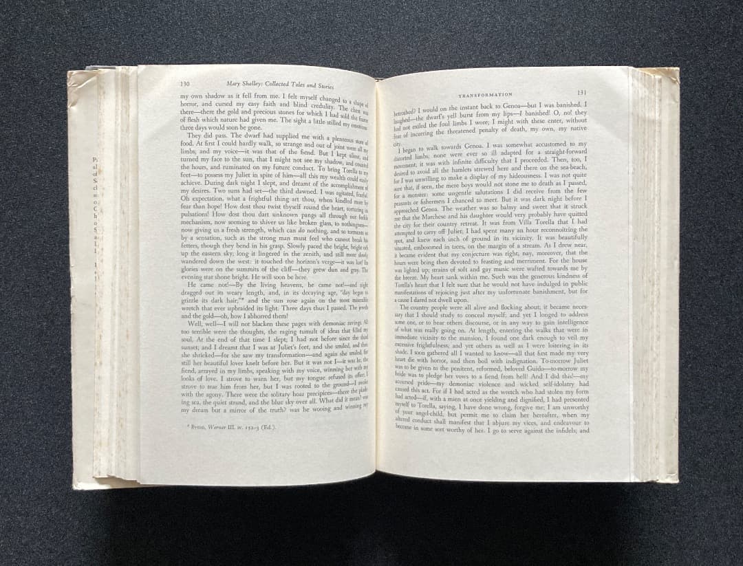 686『（英文）メアリー・シェリーの物語集』1976年 / London
