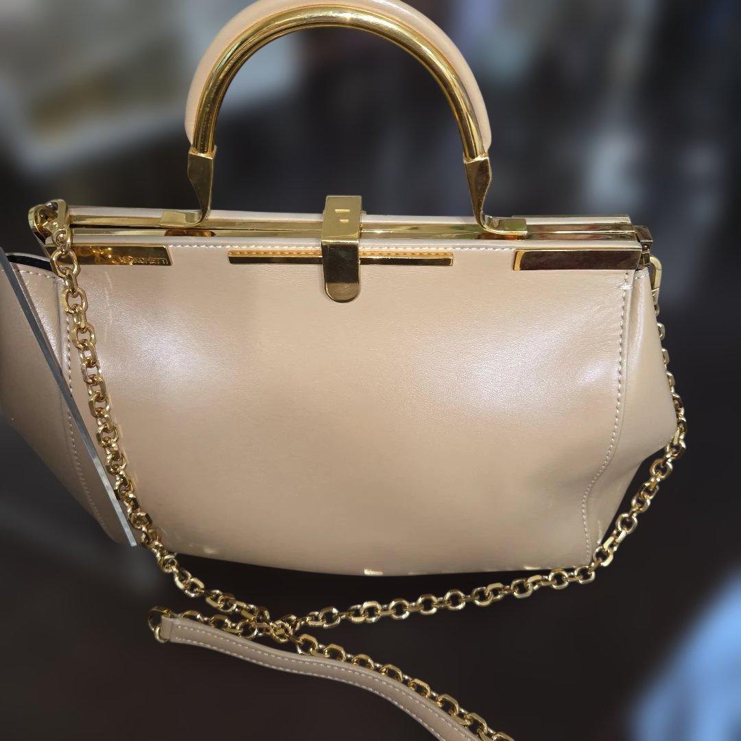 り*様 ZANCHETTI ベージュ ショルダーバッグ