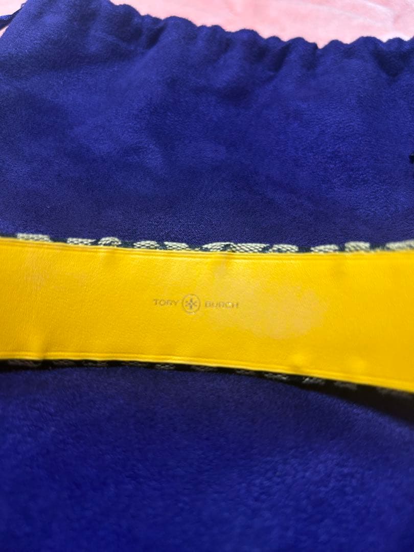 トリーバーチ ヘアバンド ネイビー系 N15003N