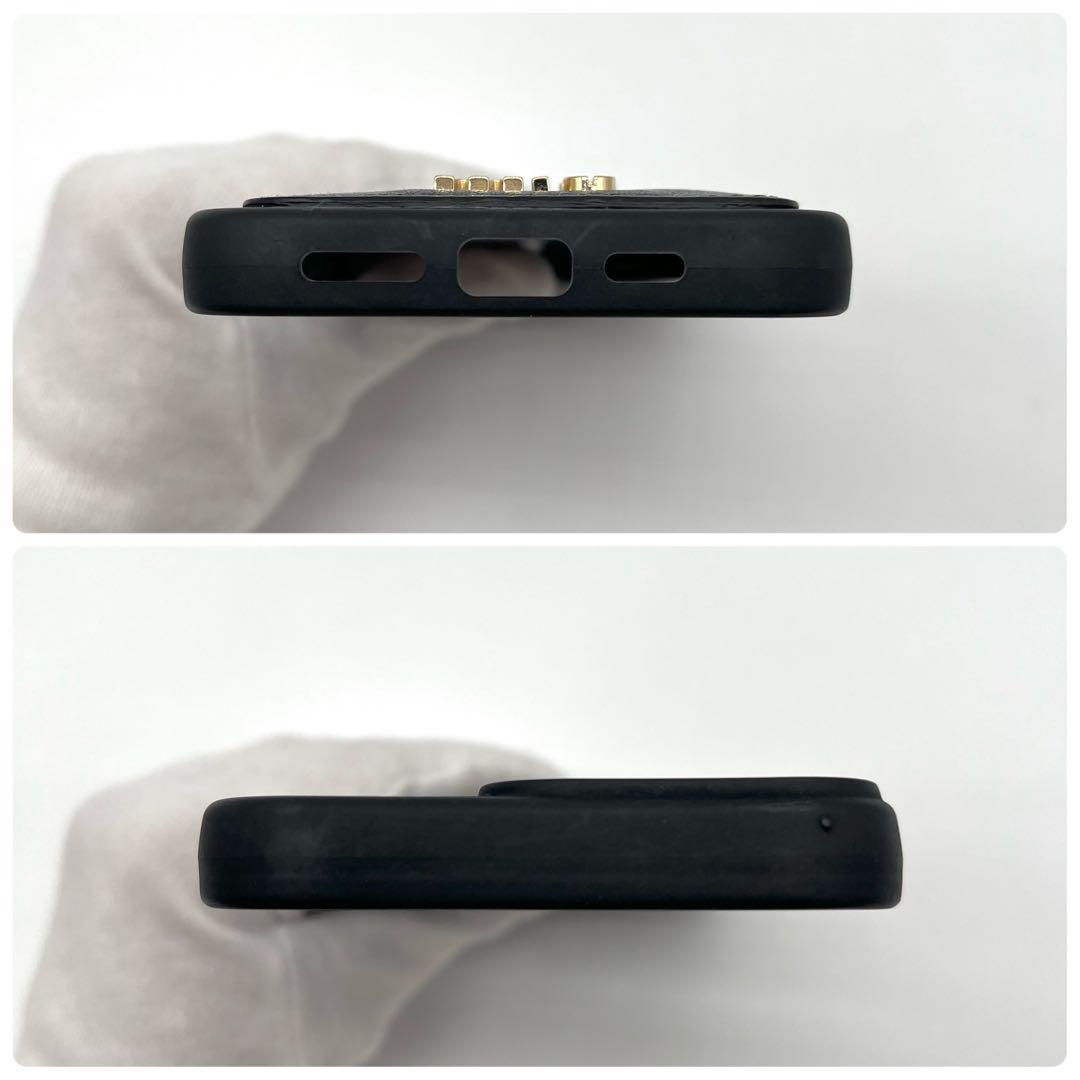 【美品✨Gカード付】MIU MIU iPhone13 Pro レザー ロゴ 黒