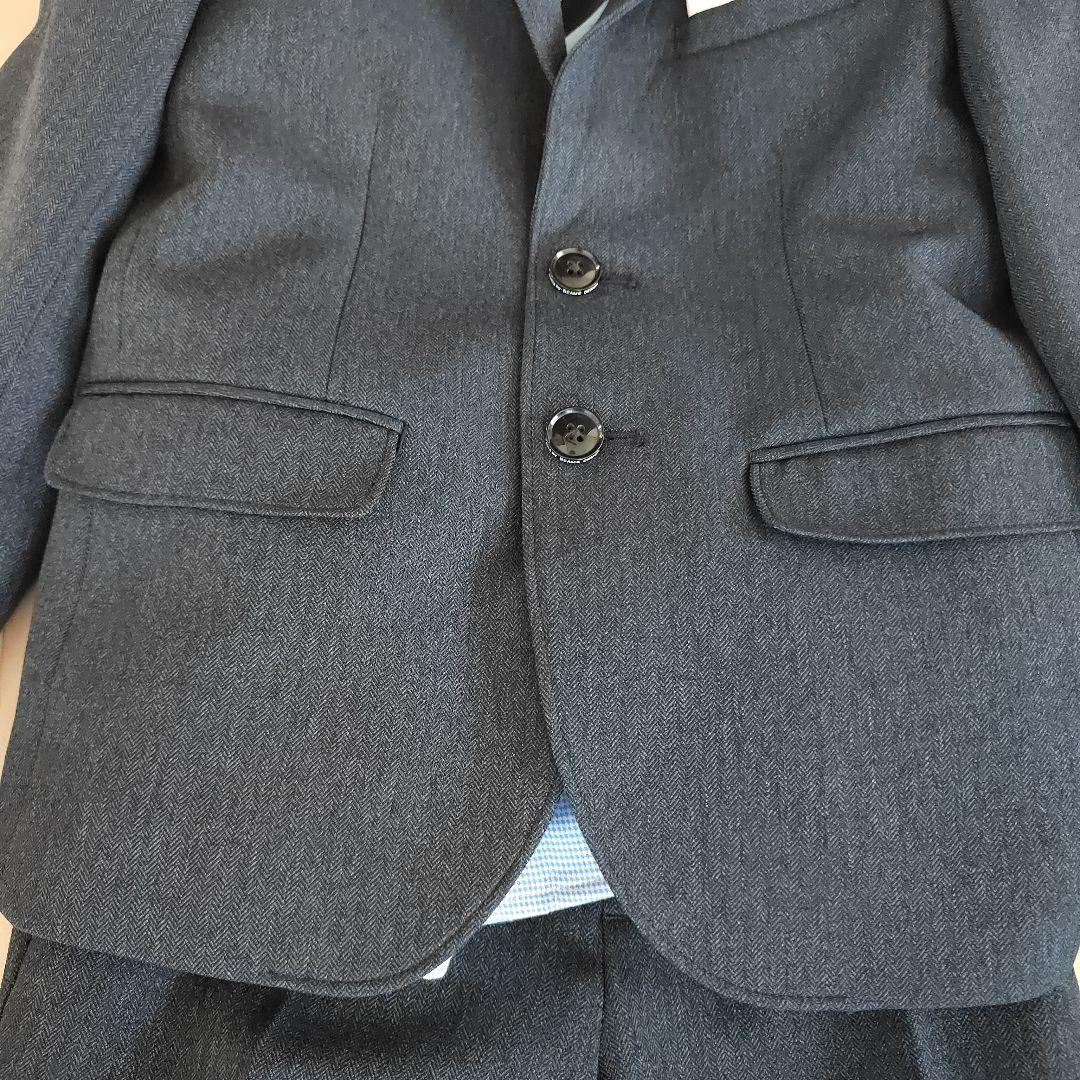 BEAMS DESIGN　フォーマルスーツ　セットアップ　ネイビー　120