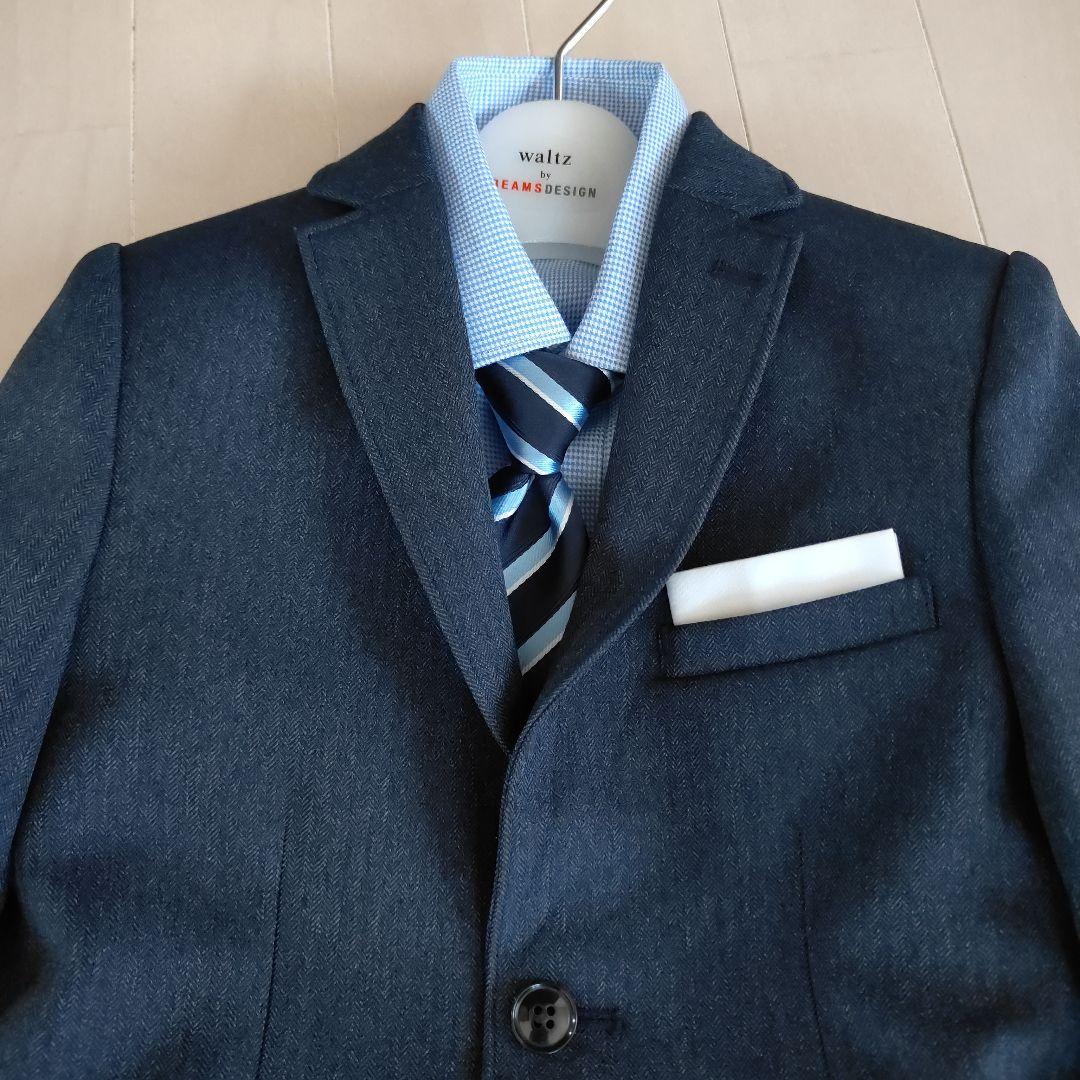 BEAMS DESIGN　フォーマルスーツ　セットアップ　ネイビー　120