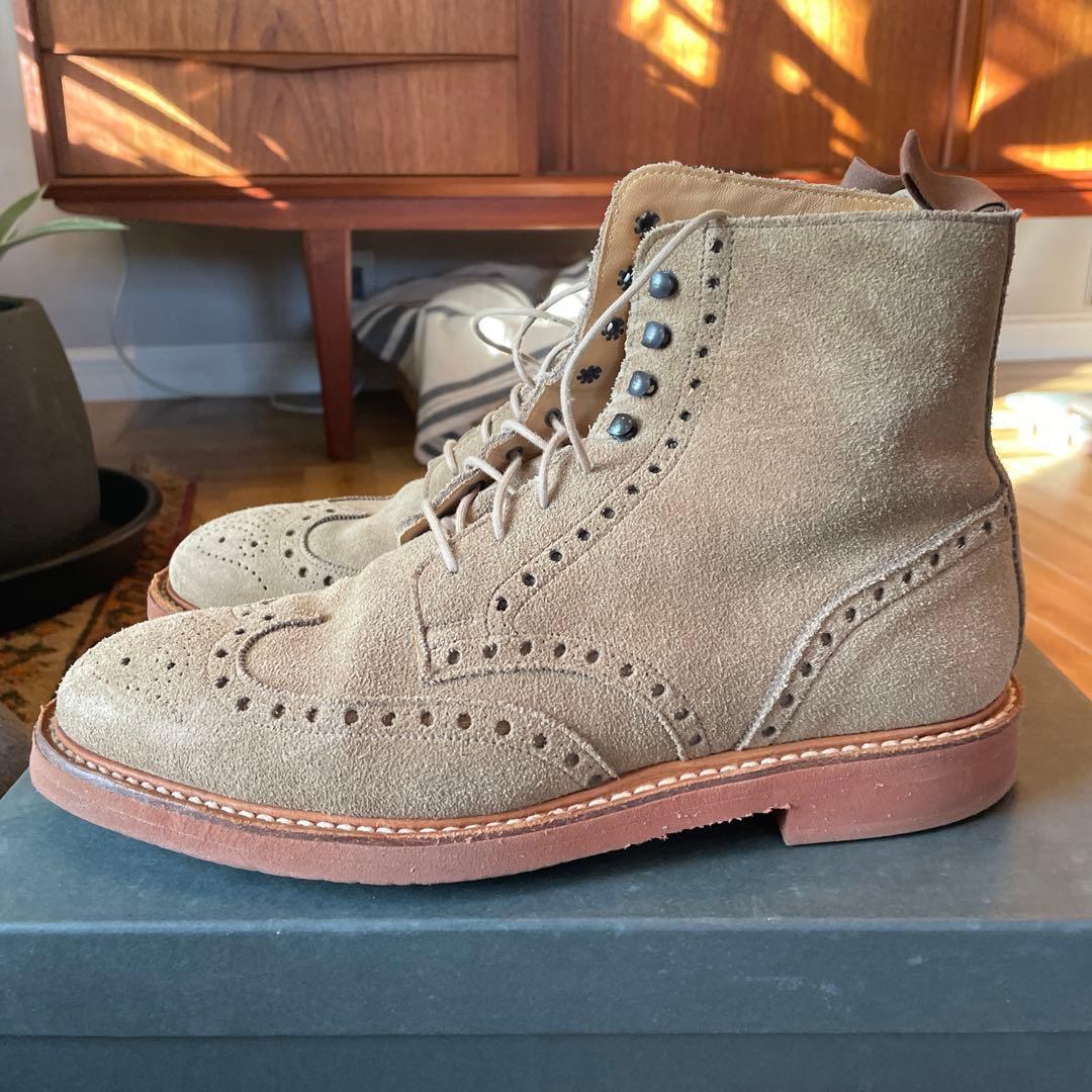 クロケット&ジョーンズスエードブーツ7.5