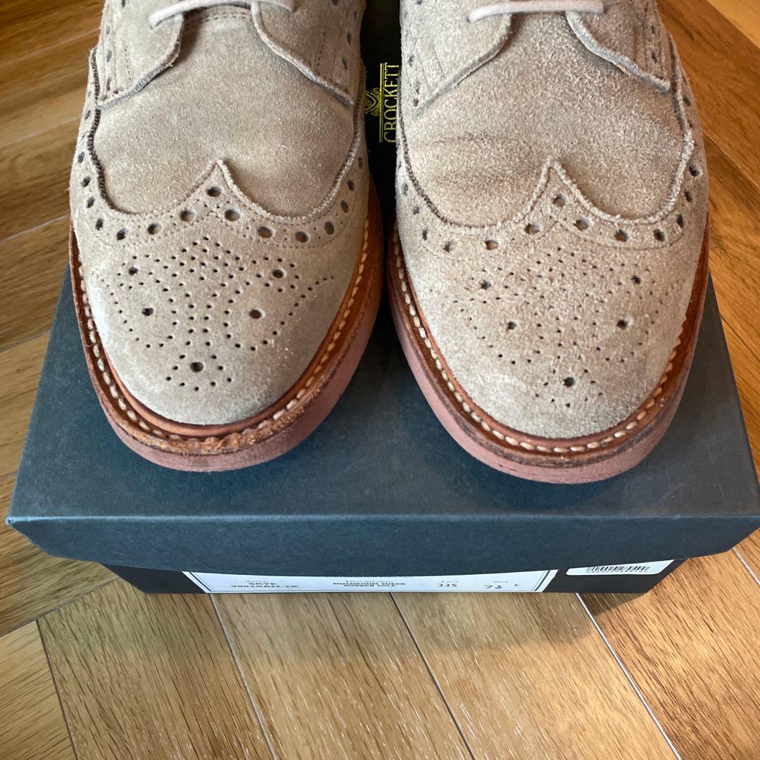 クロケット&ジョーンズスエードブーツ7.5