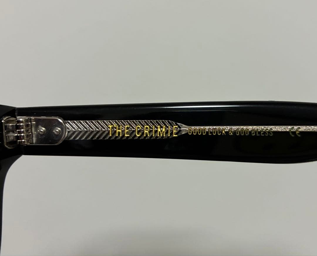 美品 CRIMIE ROB BIKER SHADE サングラス メガネ ブラック