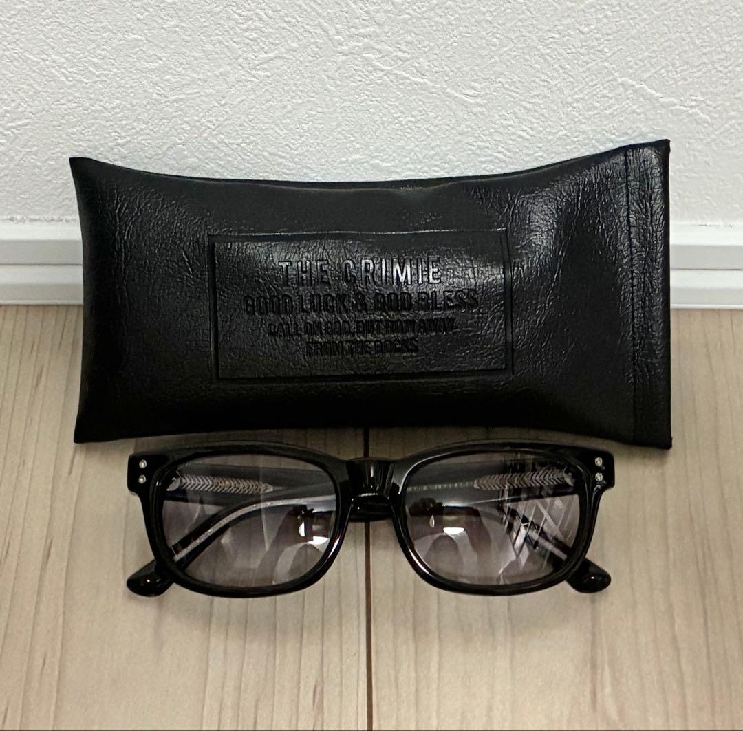 美品 CRIMIE ROB BIKER SHADE サングラス メガネ ブラック