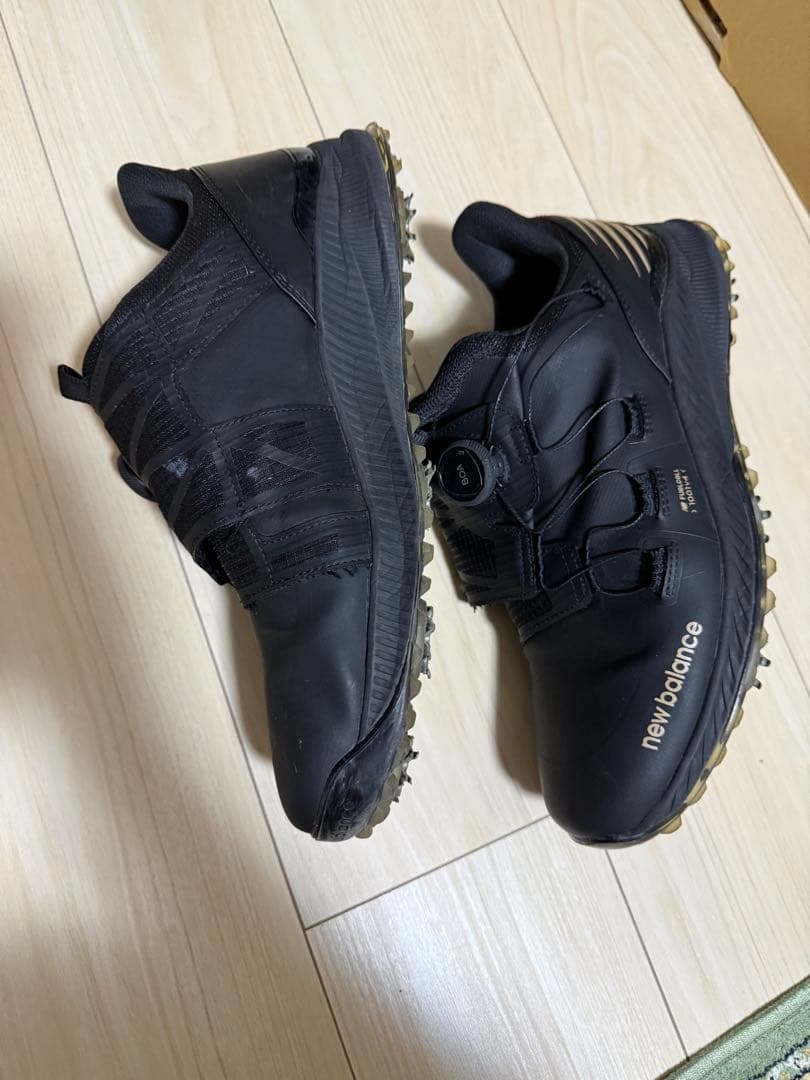 new balance ゴルフシューズ ブラック　28センチ
