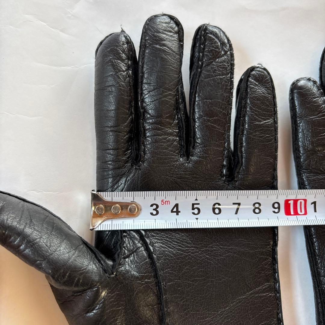 ヴィヴィアンウエストウッド　本革　手袋　グローブ　ファー　ブラック　黒