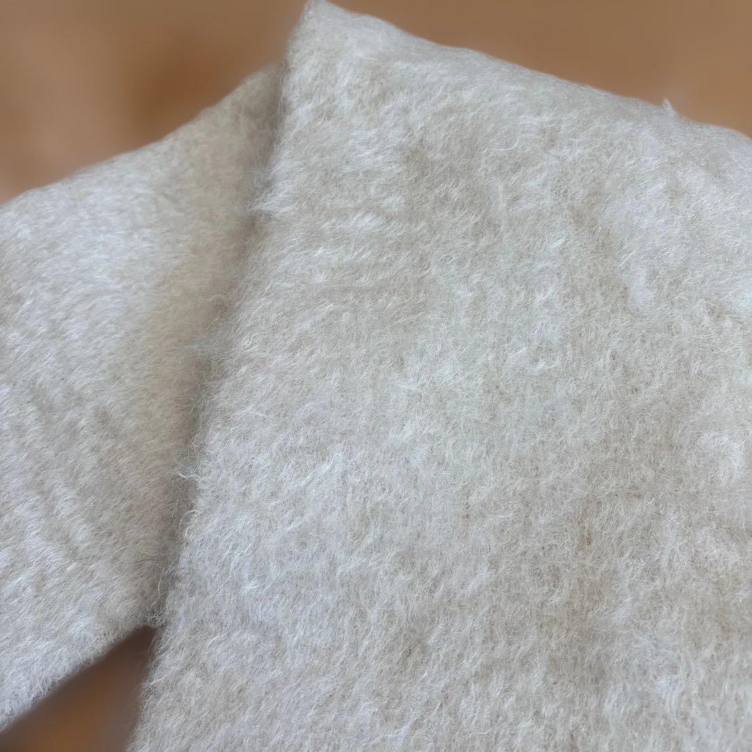 ロエベ LOEWE 定番 マフラー アイボリー