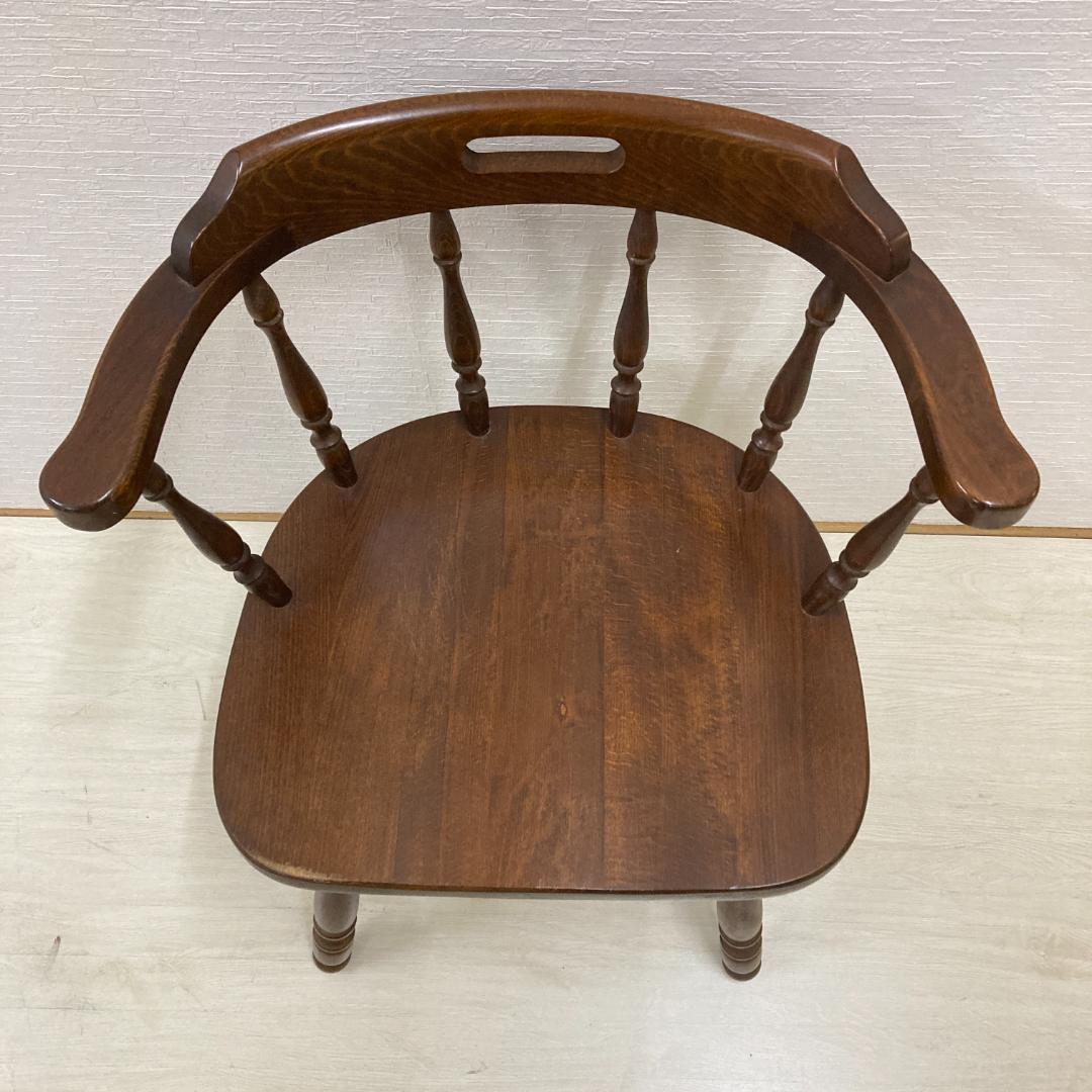 【飛騨産業】キツツキ　アームチェア　椅子　ダイニングチェア　２脚セット