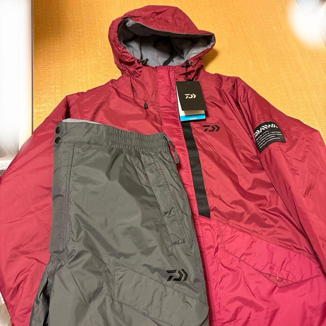 ダイワ　DW-3521 レインマックス ウィンタースーツ バーガンディー XL
