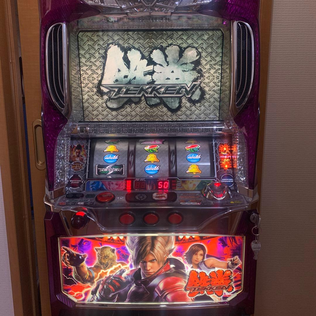 パチスロ実機　鉄拳2 メダル不要機付　家庭用電源　鉄拳2nd