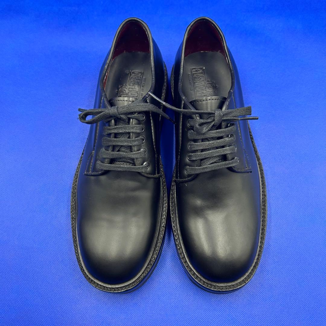 未使用級 PISTOLERO ポストマンシューズ ブラック