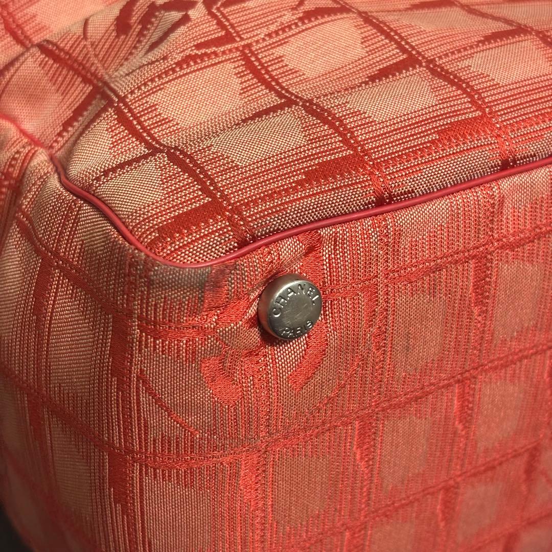 【美品】CHANEL シャネル ニュートラベルライン レッド