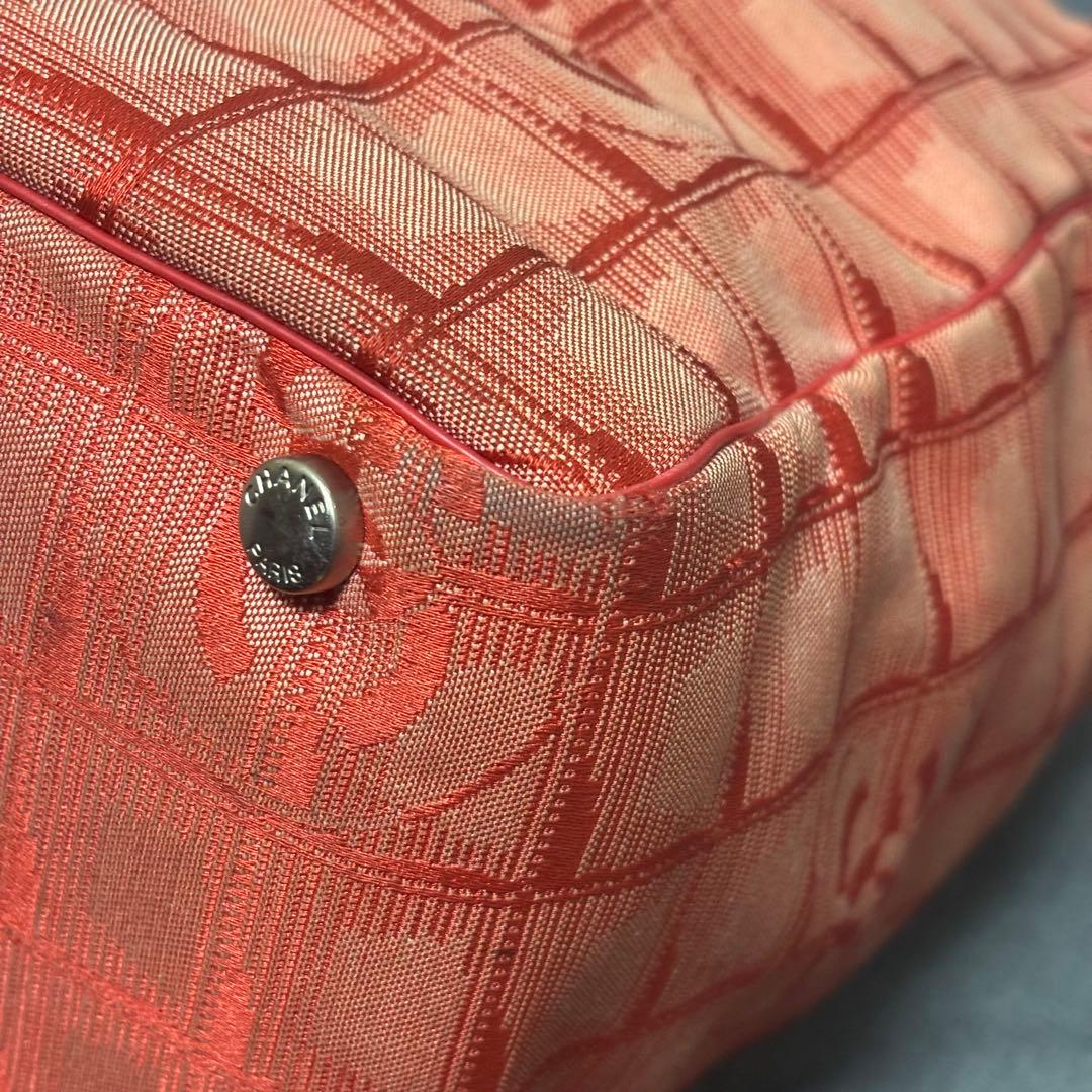 【美品】CHANEL シャネル ニュートラベルライン レッド