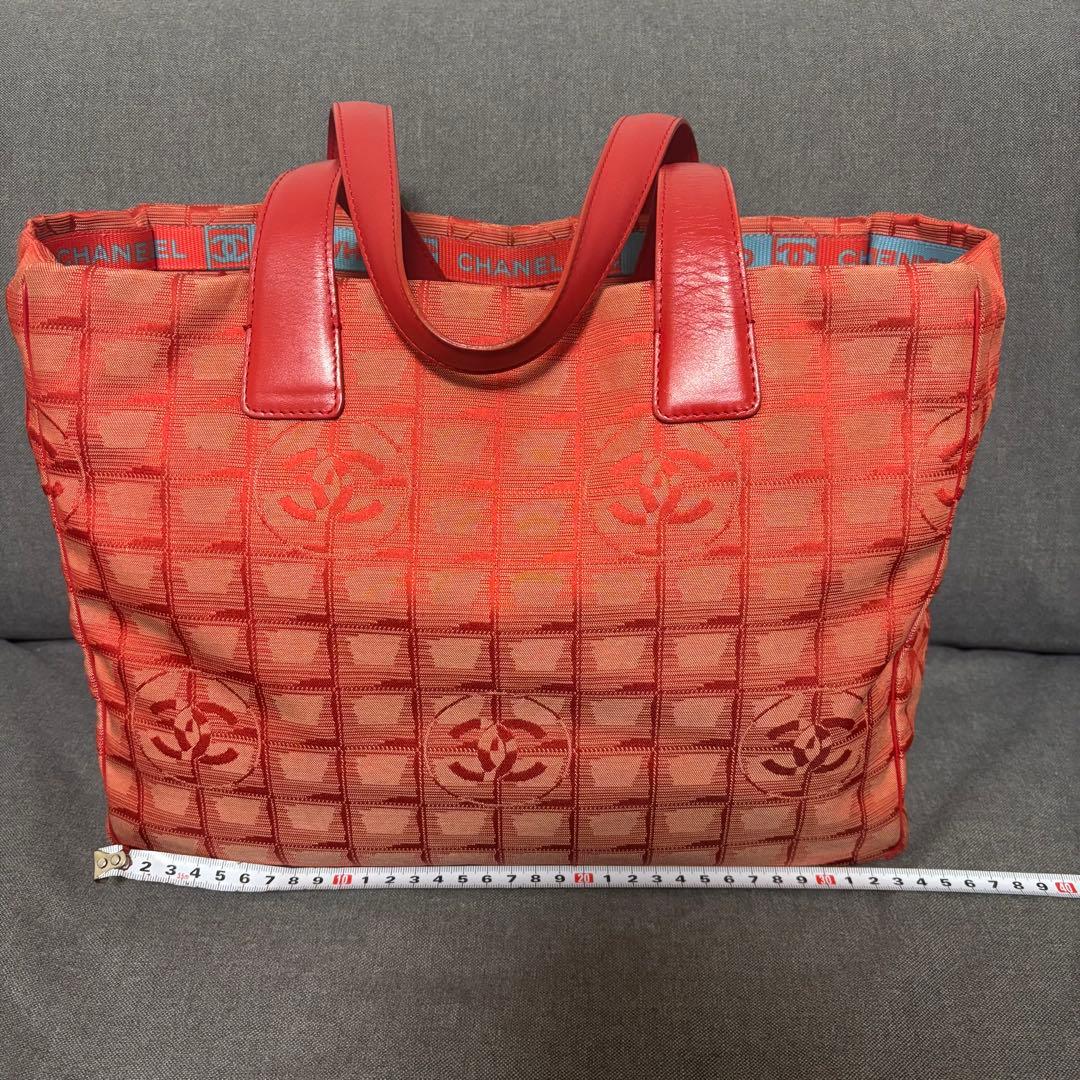 【美品】CHANEL シャネル ニュートラベルライン レッド