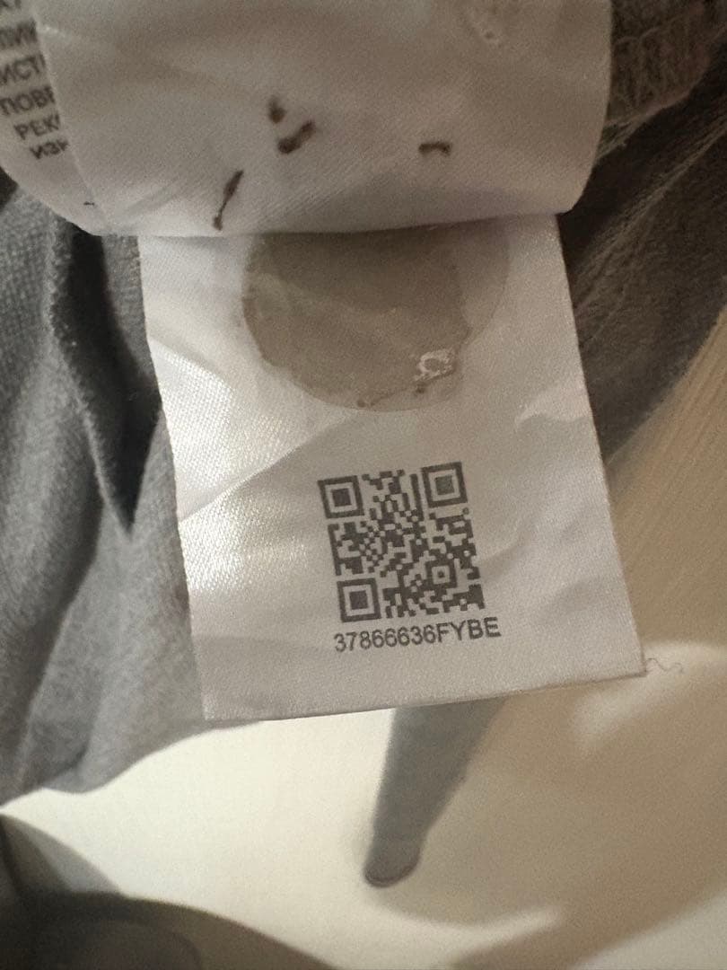 MONCLER グレー 長袖ポロシャツ